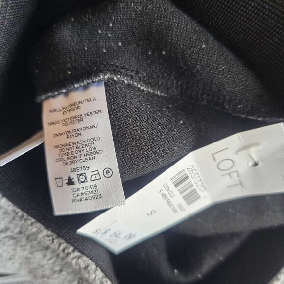 Loft womens gray Sz S pullon flippy skirt - Picture 7 of 8